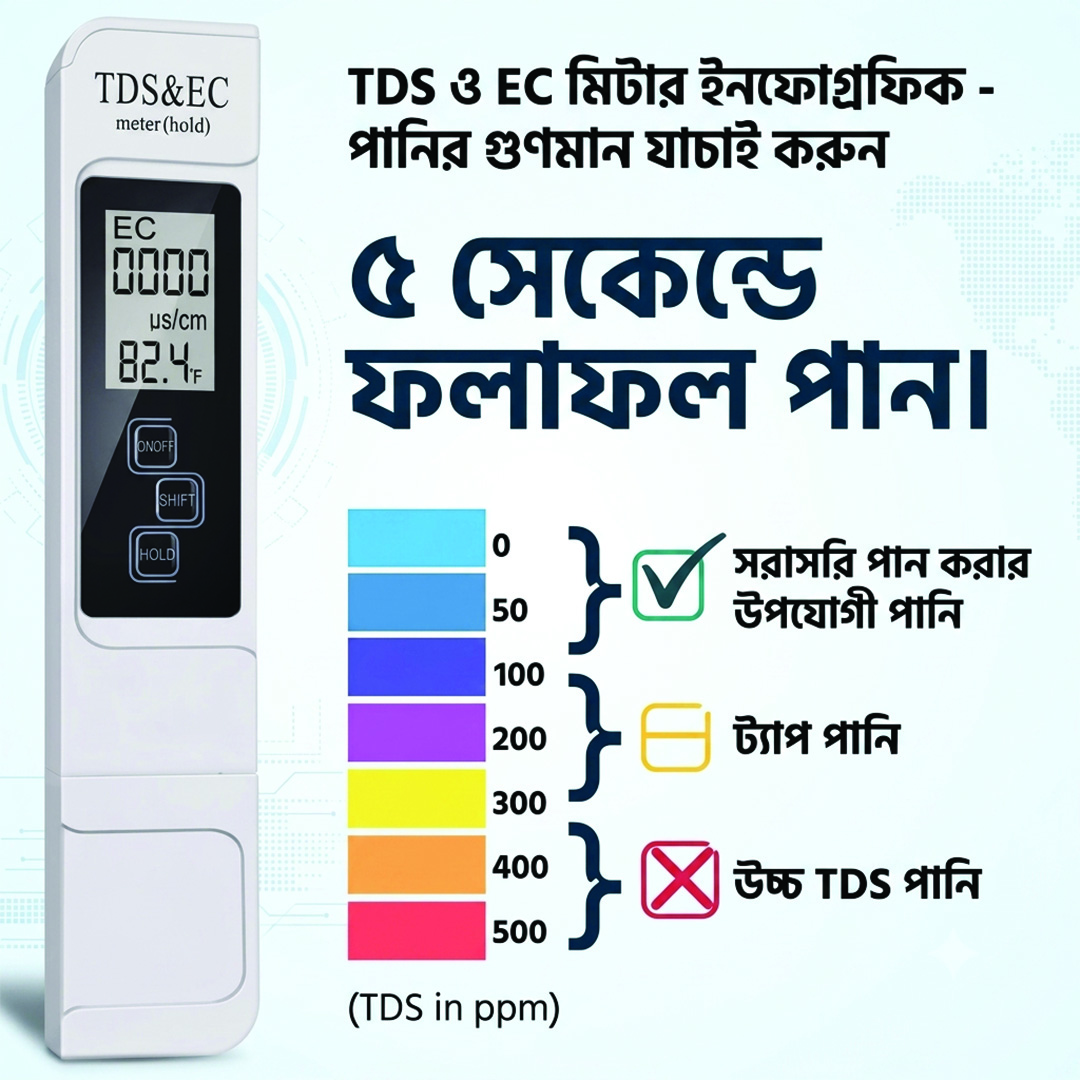 TDS & EC METER Premium QUALITY